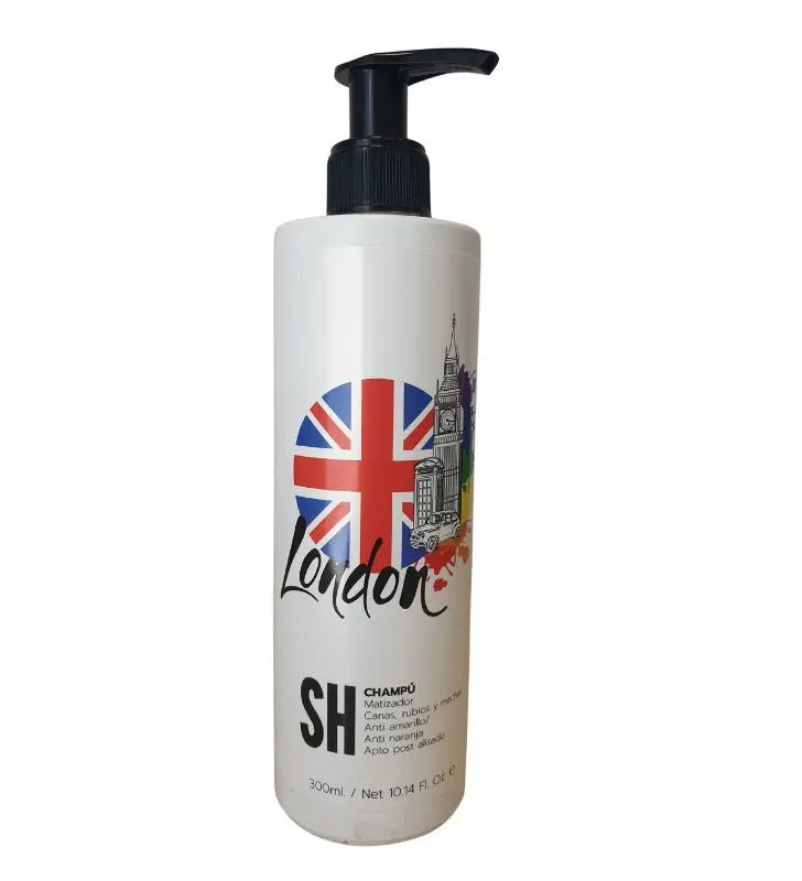 Wordl & Hair london champú matizador para canas, rubios y mechas 300ml