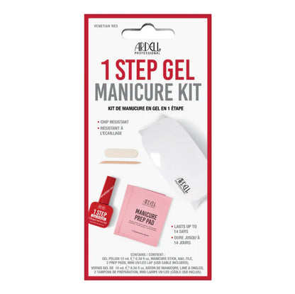 1 Step Gel Manicure Kit - Venetian Red