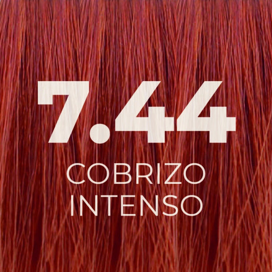 Tinte Cobrizo Intenso 7.44