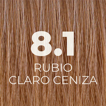 Tinte Rubio Claro Ceniza 8.1