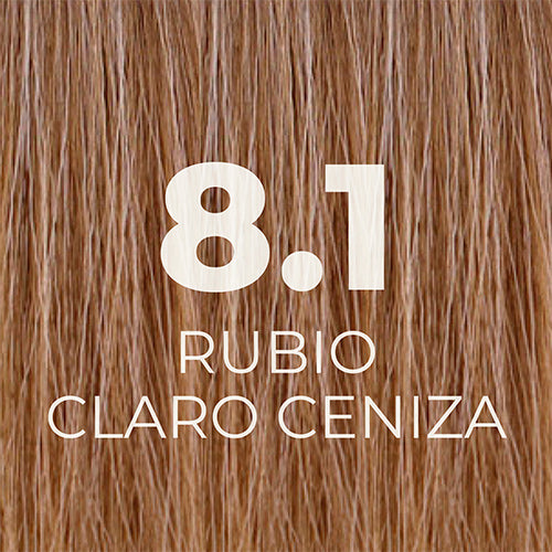 Tinte Rubio Claro Ceniza 8.1