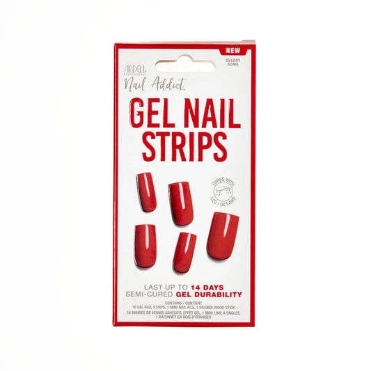 Nail Addict Gel Nail Strips - Cherry Bomb