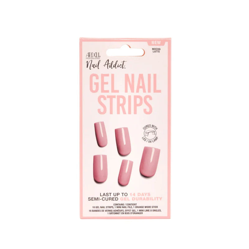 Nail Addict Gel Nail Strips - Mocha Latte