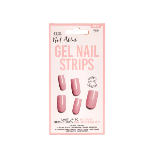 Nail Addict Gel Nail Strips - Mocha Latte