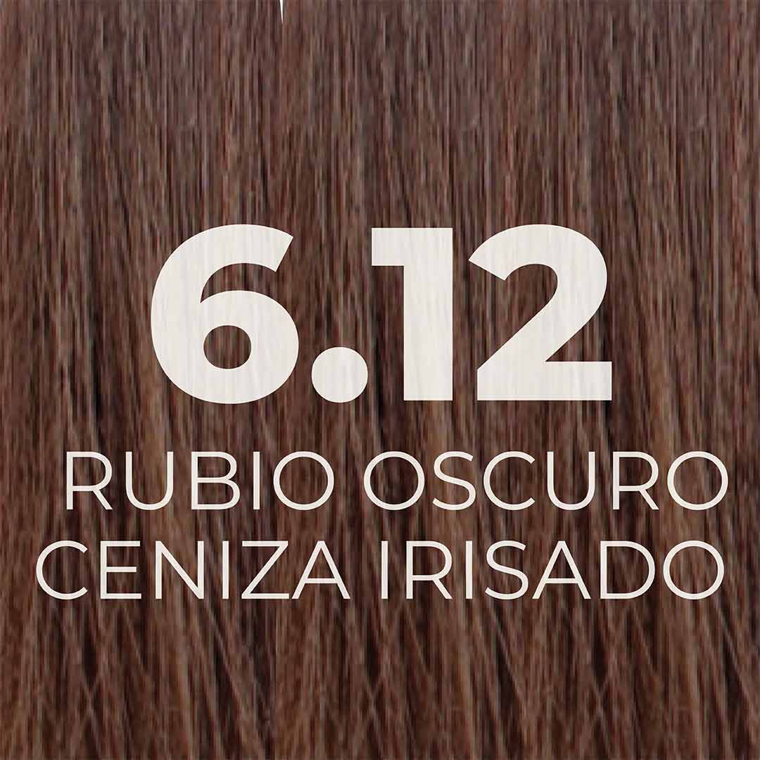 6.12 Rubio Oscuro Ceniza Irisado