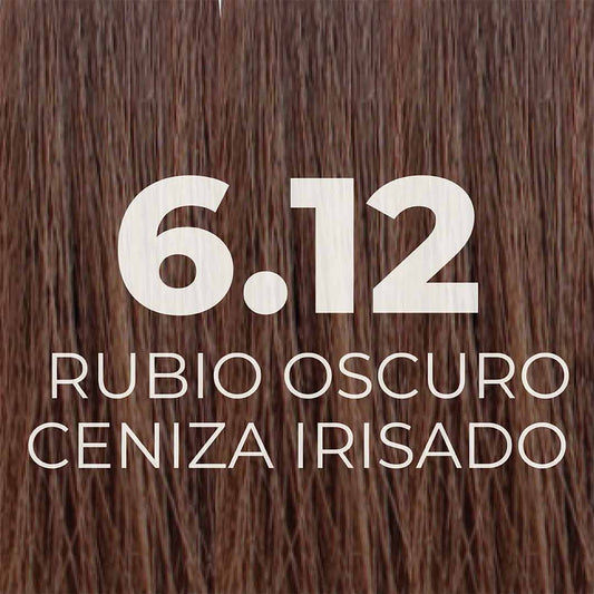 6.12 Rubio Oscuro Ceniza Irisado