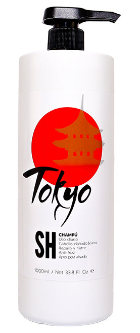 World&Hair Tokyo champú para cabello dañado y seco 1000ml