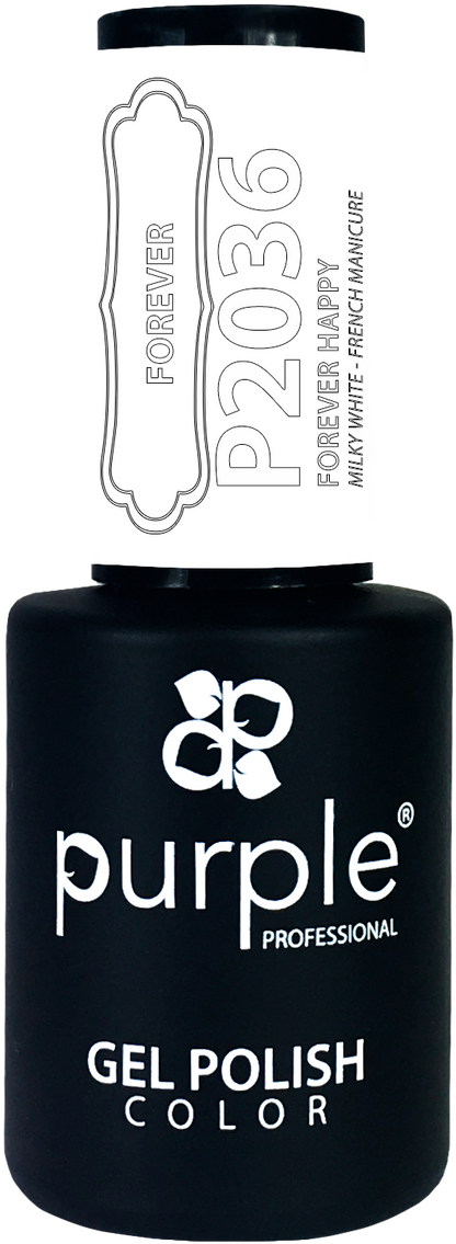 Esmalte Gel Purple P2036 10ml – Color Intenso y Brillo Profesional