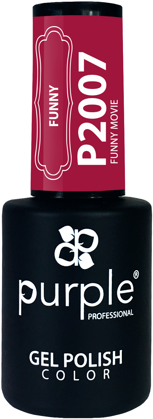 Esmalte Gel Purple P2007 10ml – Color Intenso y Brillo Profesional