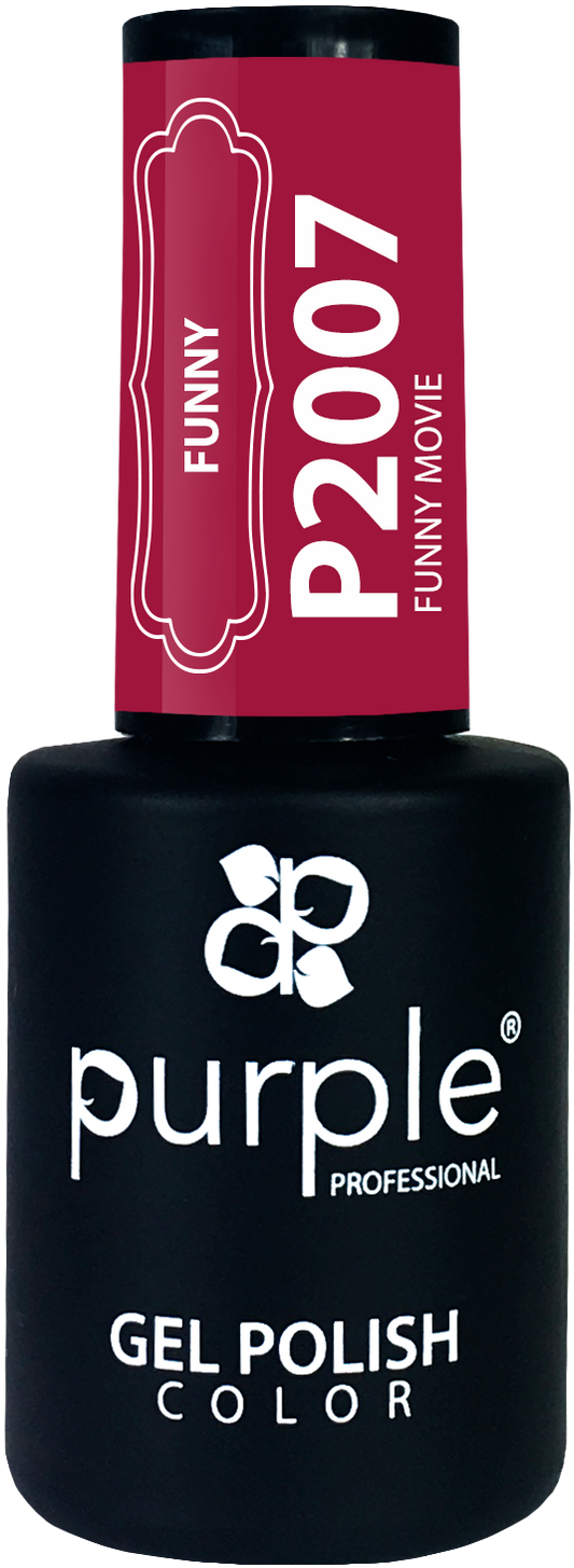 Esmalte Gel Purple P2007 10ml – Color Intenso y Brillo Profesional