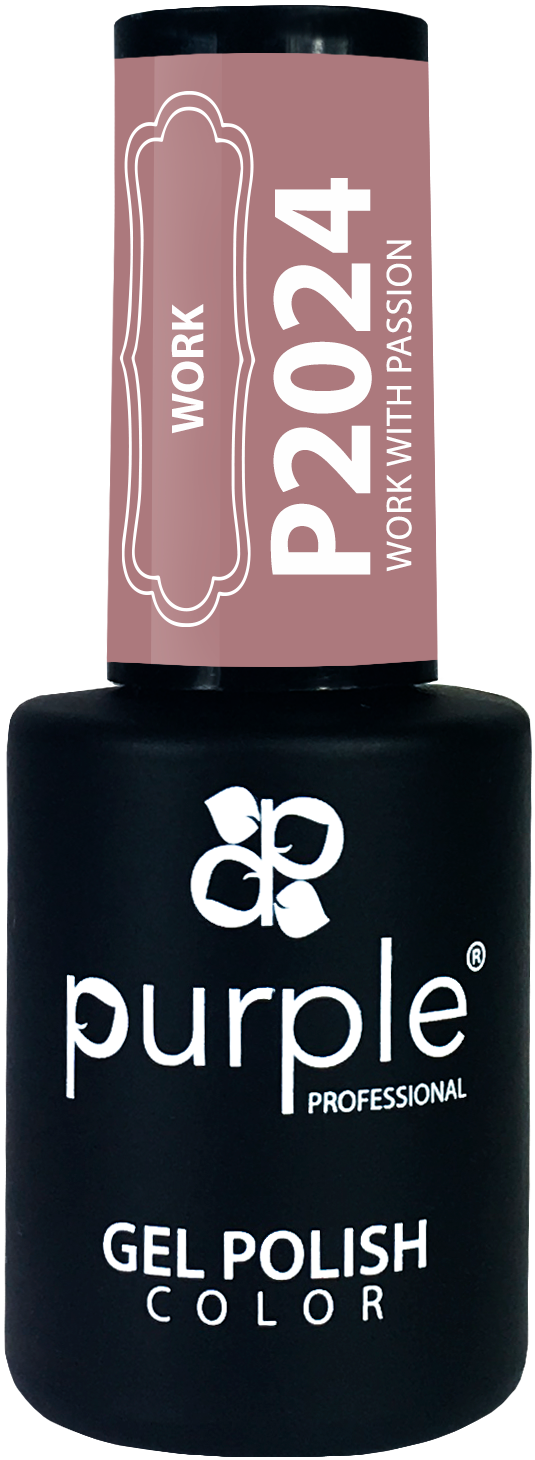 Esmalte Gel Purple P2024 10ml – Color Intenso y Brillo Profesional