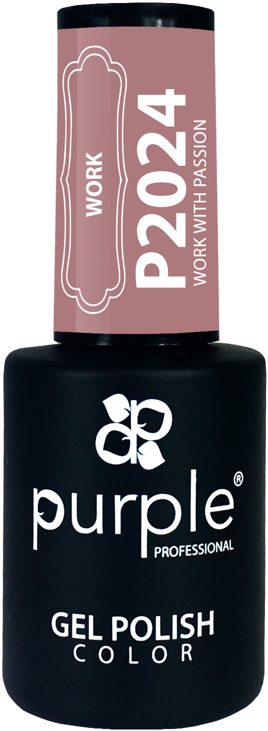 Esmalte Gel Purple P2024 10ml – Color Intenso y Brillo Profesional