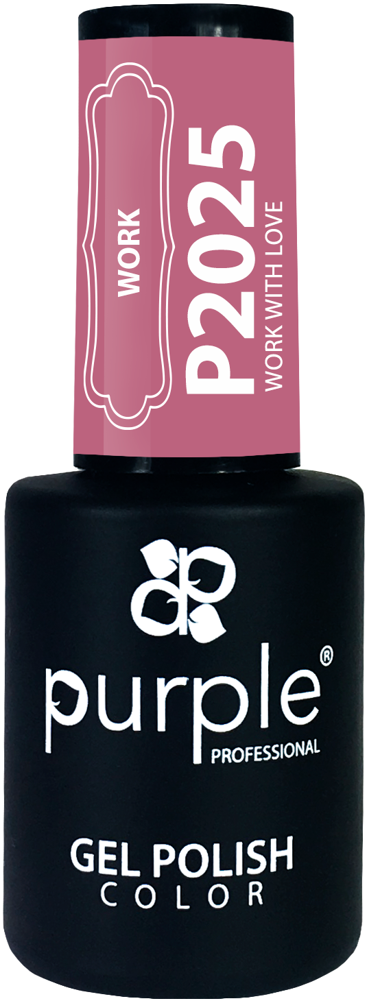Esmalte Gel Purple P2025 10ml – Color Intenso y Brillo Profesional