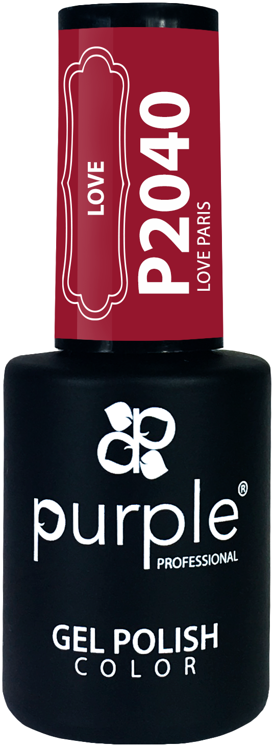 Esmalte Gel Purple P2040 10ml – Color Intenso y Brillo Profesional