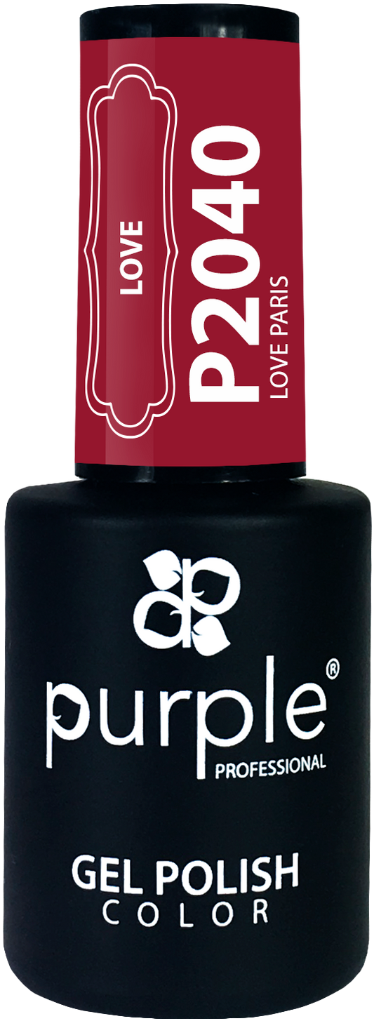 Esmalte Gel Purple P2040 10ml – Color Intenso y Brillo Profesional