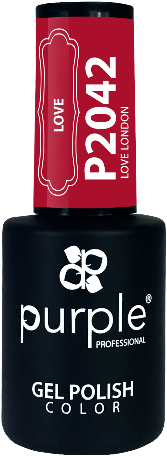 Esmalte Gel Purple P2042 10ml – Color Intenso y Brillo Profesional