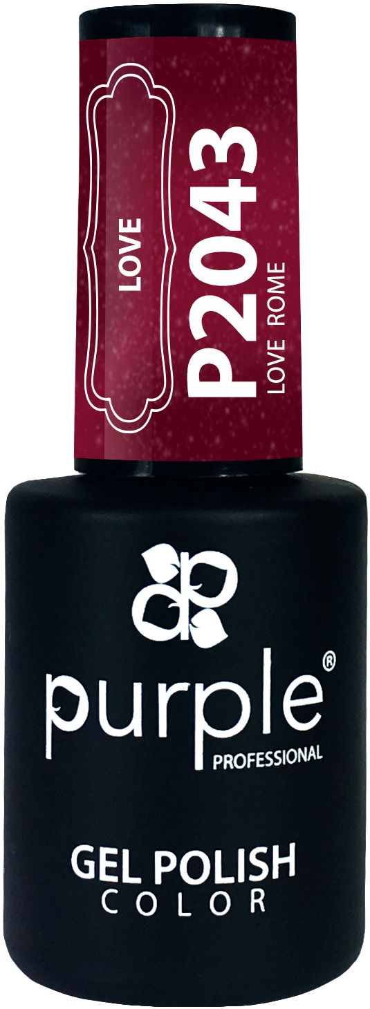 Esmalte Gel Purple P2043 10ml – Color Intenso y Brillo Profesional