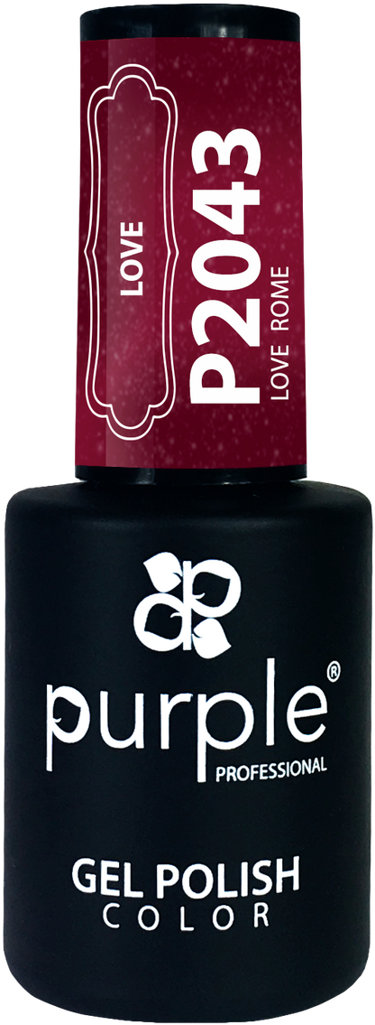 Esmalte Gel Purple P2043 10ml – Color Intenso y Brillo Profesional