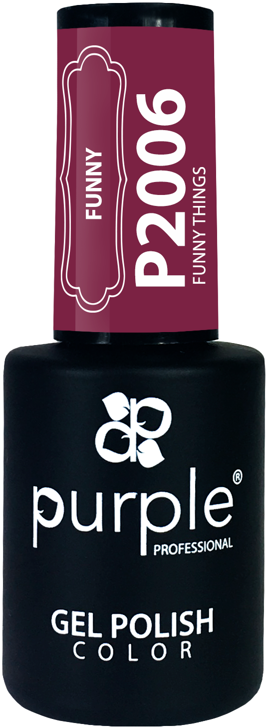 Esmalte Gel Purple P2006 10ml – Color Intenso y Brillo Profesional