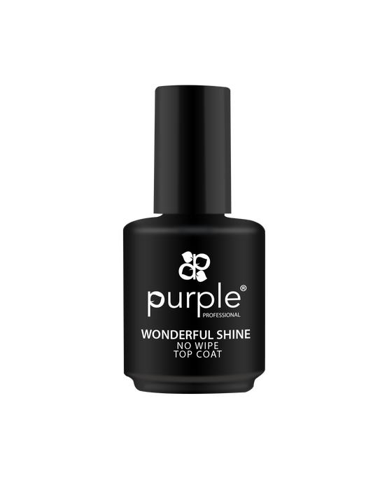 Acabado Brillante - Wonderful Shine No Wipe Top Coat Purple Professional